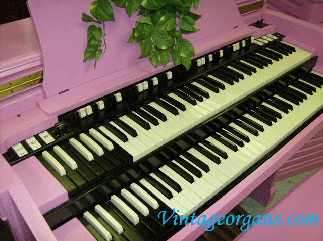 Vintage Hammond Church Organs - Pretty as a Princess Pink '55
