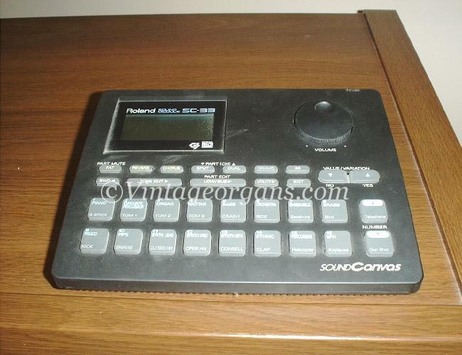 Vintage Hammond Church Organs Rodgers 441 w/ Roland Sound Canvas MIDI sound module